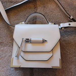 Mackage Mini Rubbie Crossbody Bag White - super cute purse